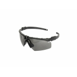 Shooting Airsoft Goggles Black Frame and Dark Black Lens MA-69-BK