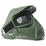 AIRSOFT PRO FULL FACE MESH MASK OLIVE DRAB/DARK GREEN MA-08-OD