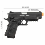 HG171 HFC 1911 TACTICAL AIRSOFT CO2 BLOWBACK PISTOL BLACK – HG-171-BK-CO2