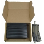 5PCS OF 140 ROUNDS M4 MID CAP POLYMER MAGAZINE SET BLACK WITH 500 ROUNDS SPEED LOADER SM4-108BK