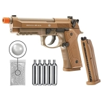 BERETTA M9A3 AIRSOFT PISTOL CO2 BLOWBACK SEMI/FULL AUTO – 6MM – TAN 2274310