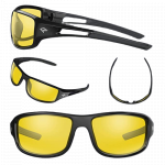 Bulldog Polarized Sports Sunglasses For Men Women Durable Frame Sun Glasses For Driving Cycling Baseball Running Golf Silver Mirror Type 2
