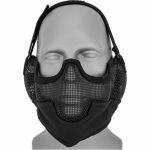 V2 Guardian Half Face Protection Airsoft Mask Black MA-10-BK