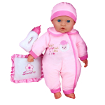 16” INCHES SOFT BABY DOLL WITH ACCESORIES AP22564