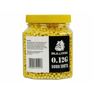 Bulldog 6mm Yellow Airsoft BBs 0.12G Gun Ammo Gun Pellets Ammunition