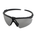 Shooting Airsoft Goggles Black Frame and Dark Black Lens MA-69-BK