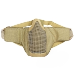 Airsoft Lower Face Mask Tan MA-42-T