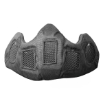 Airsoft Lower Face Mask Black MA-83-BK