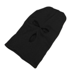 3 Hole Balaclava Black BALACLAVA-3 HOLES-BLACK