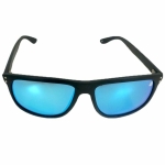Bulldog Polarized Sports Sunglasses For Men Women Durable Frame Sun Glasses For Driving Cycling Baseball Running Golf Ice Blue Mirror