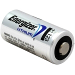 Energizer CR123A 3V 1500mAh Lithium Button Top Battery CR123A