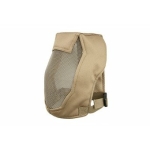 AIRSOFT FULL FACE HOOD MESH MASK TAN MA-12-T