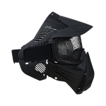 AIRSOFT PRO FULL FACE MESH MASK BLACK MA-08-BK