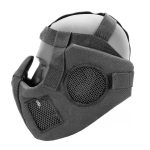 Airsoft Lower Face Mask Black MA-83-BK