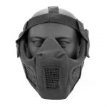 Airsoft Lower Face Mask Black MA-83-BK