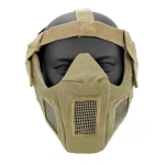 Airsoft Lower Face Mask TAN MA-83-T