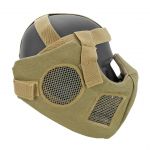 Airsoft Lower Face Mask TAN MA-83-T