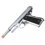 SR1911 Gas Blowback Full Metal Silver Airsoft Pistol GB-0734