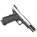SRC HI-CAPA 5.1 Silver Gas Airsoft Pistol GB-0742-EX