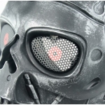 TERMINATOR AIRSOFT FULL FACE SKULL MASK BLACK MA-90-BK
