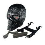 TERMINATOR AIRSOFT FULL FACE SKULL MASK BLACK MA-90-BK