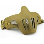 AIRSOFT PRO HALF FACE MESH EYE PROTECTION MASK TAN MA-84-T