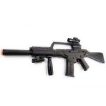 Battery Powered Toy Gun with Sound, Flash, Vibration and Accessories TD-2008
