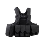 CIRAS MAR SPECIAL FORCE OPERATION TACTICAL VEST 600D – BLACK – VE-01-BK