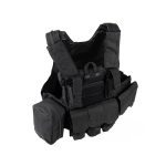 CIRAS MAR SPECIAL FORCE OPERATION TACTICAL VEST 600D – BLACK – VE-01-BK