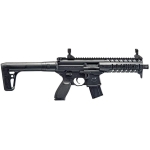 SIG Sauer MPX ASP Co2 Powered .177 cal 500 FPS Semi-Automatic Airgun (Color: Black)  AIR-MPX-177-88G-30-BLK