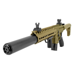 SIG SAUER MCX FULL METAL PELLET AIR RIFLE BLK CO2 POWERED 0.177 CAL TAN – AIR-MCX-177-88G-30-FDE