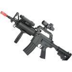 WELL Spring Powered Airsoft Rifle M4 M16 Style – MR744
