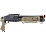Tactical Force Tri-Shot Airsoft Pump Action Shotgun Black/Tan – 2278994