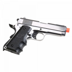 SRC Airsoft Pistol Gas Blowback SRV-10 1911 Compact Silver – GB-0740S