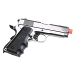 SRC Airsoft Pistol Gas Blowback SRV-10 1911 Compact Silver – GB-0740S