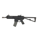 WE Tech Full Metal PDW Airsoft Rifle Gas Powered Blowback Foldable Stock – WE-R-P001-B-L