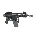 WE Tech Full Metal PDW Airsoft Rifle Gas Powered Blowback Foldable Stock – WE-R-P001-B-L