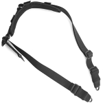 2 Point Tactical Rifle Gun Sling – D020-BLACK