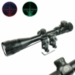 Specifications :  Types : Scopes and Mount Color : Black Packing : Box Red and Green Dot Designing for : Airsoft Pistol and Riffle