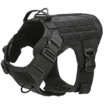 Tactical Mesh Dog Vest Harness – Black – VE-45-BK