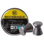 RWS MEISTERKUGELN PISTOL WADCUTTER PROFESSIOL LINE .177CAL PELLETS – 500CT – 2315034