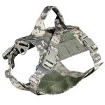 Tactical Mesh Dog Vest Harness – Camo – VE-45-ACU