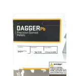 Sig Sauer .177 Caliber Dagger Domed Lead 10.03gr Pellets 500 CT Blister – AIR-AMMO-DPB-177